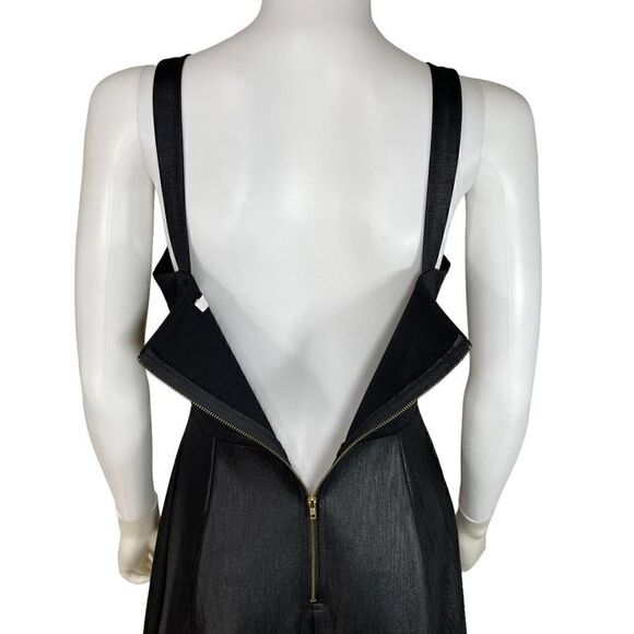 Collective Concepts Metallic Laser Cut Fit and Flare Dress - Picture 6 of 8